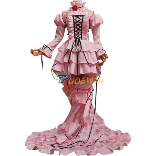 Anime Chobits Dress Pink from Chobittsu Chobits Cosplay Costume Custom Made