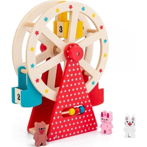 Creative 3D Wooden Jigsaw Puzzles for Kids, Wood Building Model Kit, DIY Kid Handraft ,Gift for Girls and Boys