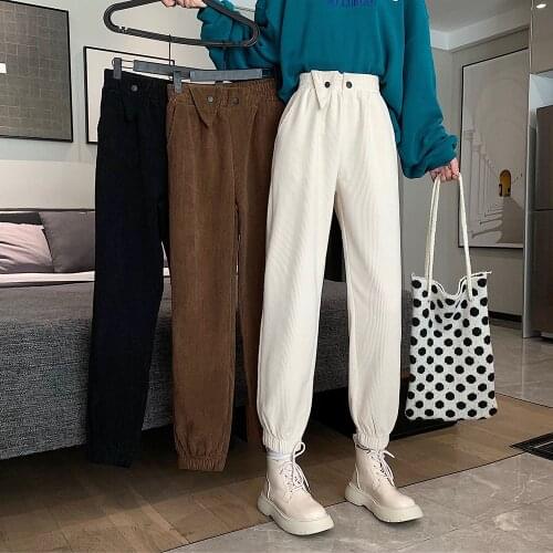 Женские вельветовые брюки LAJWMPLXLS China At AliExpress