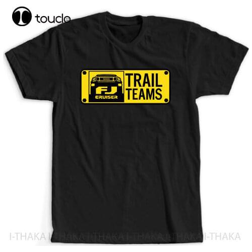 Hot Sale Men T Shirt Fashion Trail Team 4x4 FJ Cruiser Off Road Logo New T-Shirt Summer T-shirt