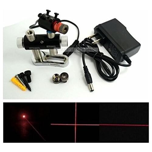 650nm 660nm 100mW 200mw Red Laser Dot Line Cross Locator Module 13x42mm w/Heatsink and Power Adapter