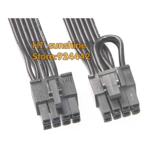 Hot Sale new 18AWG black PCI-E 8 Pin to 8Pin(6+2) Graphics Card Modular Power Supply Cable 40cm for Corsair AX1200