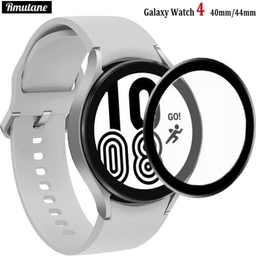 Soft Glass For Samsung Galaxy Watch 4 44mm 40mm 3D HD All-around Protector Galaxy Active 2/Watch4 Screen Protector Film