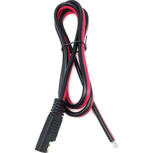 DIY 100CM 12AWG 30A SAE Plug Harness Extension Connector CableSAE Plug Extension Lines Connector for Car Motor Solar Batteries