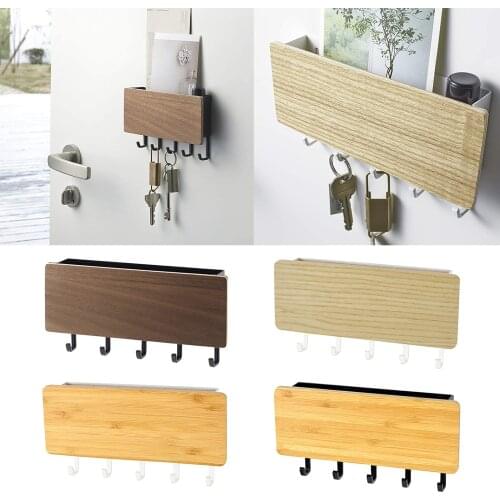 Wall Hook Dog Leash Key Holder Mail Organizer Home Organiser for Entrance Room