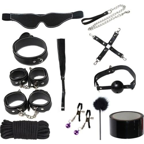 Various sex suit combinations Many sex toys suits silicone beads sm sex suits metal anal plugs