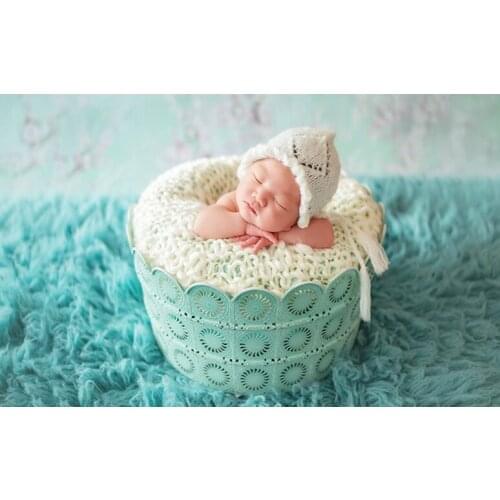 Childrens photography props background studio baby photo bed baby shot iron studio newborn props basket