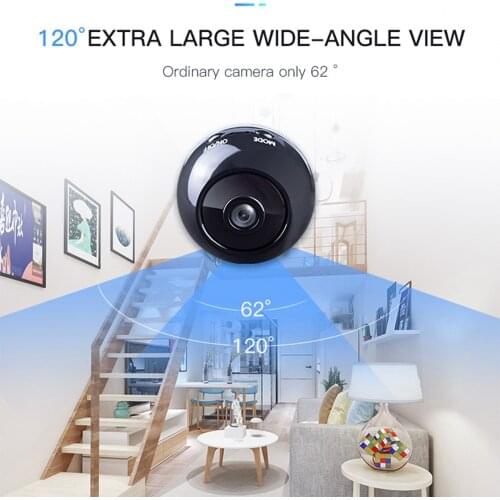 Smart WiFi Monitor, Magnetic Base 1080P Camera, Infrared Night Vision, Flexible Base, Remote Smartphone App for Android and iOS