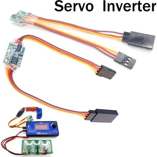 Universal 4 ~ 6V / 3.6V ~ 24V Servo Inverter Signal for Rc Servo for JR Futaba Plane V-tail