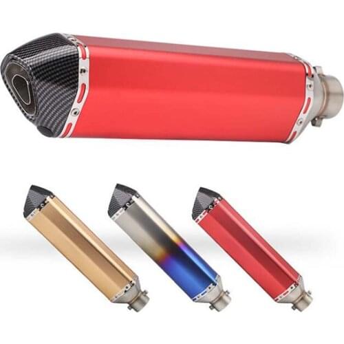 Universal 51mm Motorcycle dirt bike exhaust escape Modified Scooter Exhaust Muffle with DB killer Fit for most motorcycle 470mm
