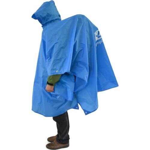 3 in 1 Mountainee Backpack Waterproof Rain Cover Hiking Raincoat Camping Pad Barbecue Fishing Canopy Ground Cloth Equipment