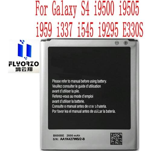 High Quality 2600mAh B600BE Battery For Galaxy S4 i9500 i9505 i959 i337 i545 i9295 E330S Mobile Phone