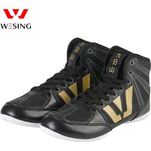 Wesing Wrestling Shoes Big Size 45 Sneakers Woman Men Taekwondo Shoes Breathable Soft Karate Shoes Adults