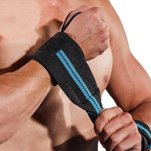 1 Pair Wristband Wrist Support Weight Lifting Gym Training Wrist Support Brace Straps Wraps Crossfit Powerlifting