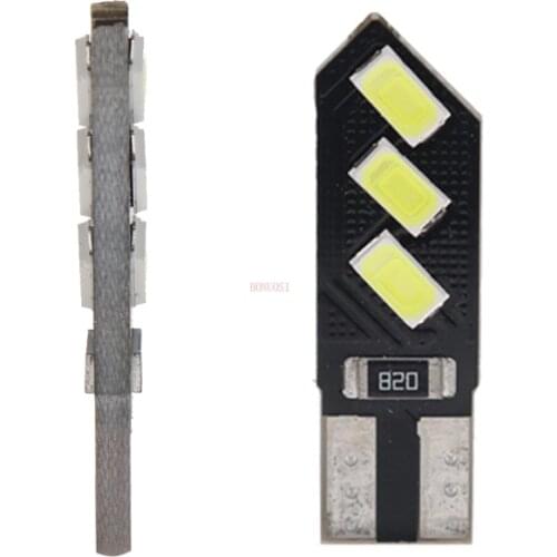 10pcs car T10 W5W led light canbus 5630 6SMD 6LED no error Bulb interior reading light Clearance Lights license 12V white