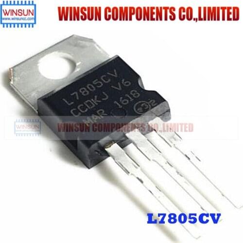 10PCS/LOT L7805CV TO220 L7805 TO-220 7805 LM7805 MC7805 new and original