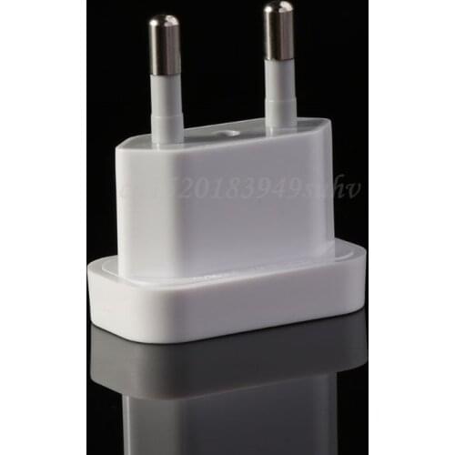 4.8mm Power Plug Converter Travel Adapter US to EU Europe High Power
