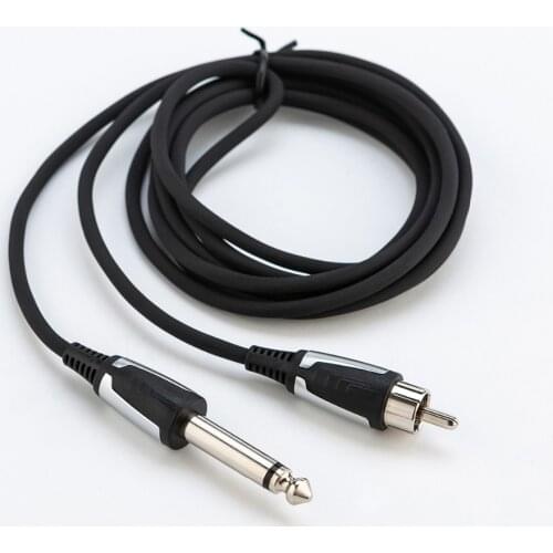 6FT EZ Master Pro Tattoo Clip Cord Silicone Jacket Cable RCA DC Hawk Style Connection for Cartridge Tattoo Machine Power Supply
