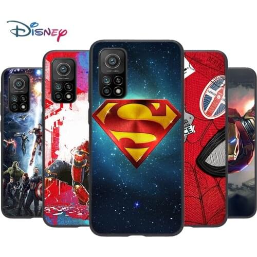 Avenger Marvel Superhero Silicone Cover For Xiaomi Mi Note 11i 11 10T 10 9 9T SE 8 Lite Pro Ultra 5G Phone Case Shell