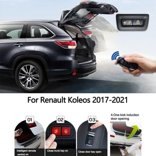 Electric Tailgate For Renault Koleos 2017-2021 Intelligent Tail Box Door Power Operated Trunk Decoration Open Refitted Upgrade