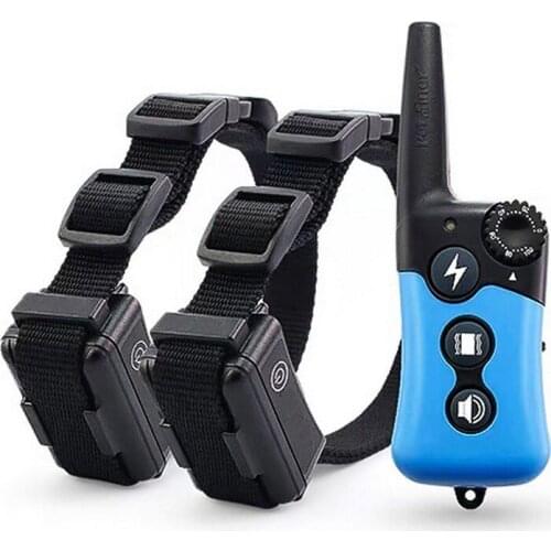 Electric Pet Dog Training Collar 300m Remote Beep Vibration Shock Sound Anti Barking Training Collar Bark Dog E Collar
