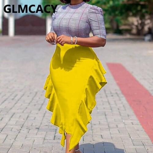 Модные платья в клетку GLMCACY China At AliExpress