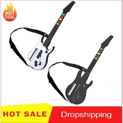 Guitar Hero Controller with Strap Belt for Nintend Wiipad Remote Gamepad Joystick Console All Guitar Hero Games & Rock Bands 2/3