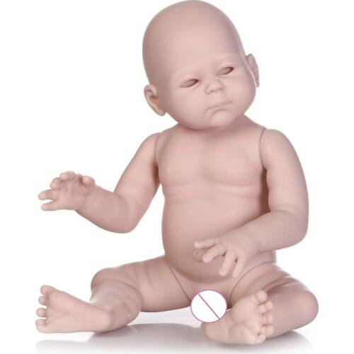 Reborn Doll Kit Full Limb Anatomically Correct Mould, Non-Finished Product DIY 20" Girl boy Bebe reborn kit