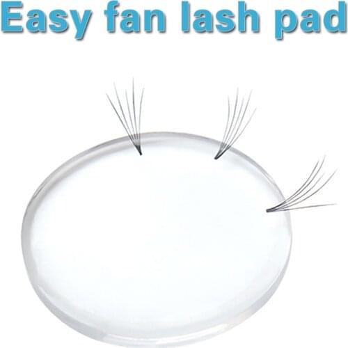5pcs Eyelash Extension Easy fan lash pads Volume lash patches Beginner make fans tool Eyelash holder Reusable Washable