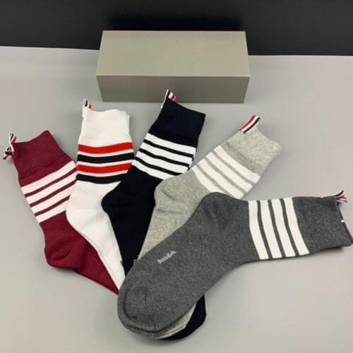 2021 High Quality Hip Hop 5Pair/lot Fashion Happy Socks Women Summer Autumn Cotton Socks Girls School Funny Sock tie dye socks