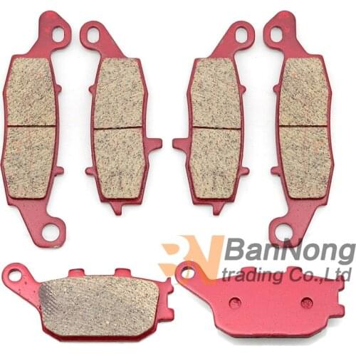 Motorcycle Front and Rear Brake Pads for Suzuki SV400 2003-2005 SV650 2002-2013 DL650 V-Strom 2004-2013 DL1000 2002-2010