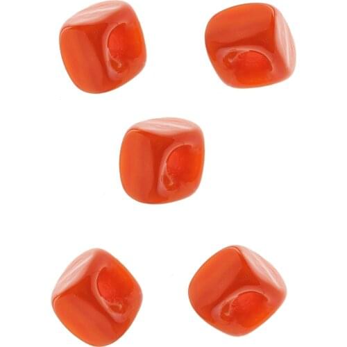 5 pcs Orange Avşar Pendant Evil Eye Basement Bead Turquoise Pendant