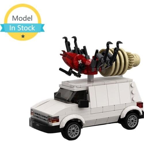 MOC Family Pack Travel Bug Abago Camping Car Deworming Model Building Blocks Racing Camping Car Bricks Childrens Toy Gift