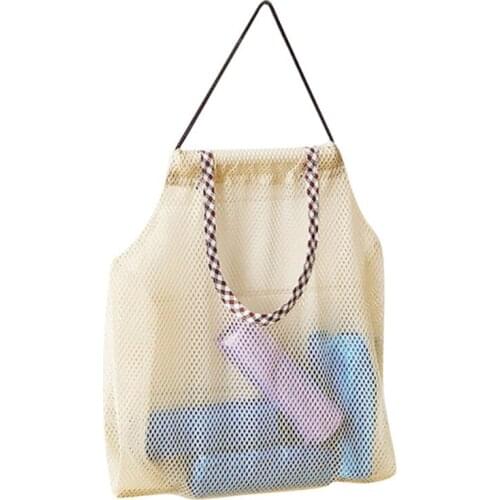 Mesh Shopping Bag Storage Fruit Vegetable Hollow Garlic Onion Hanging Reusable Grocery Tote Bags Pouch