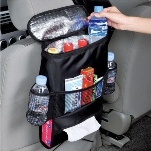 Car Seat Back Bag Organizer Multi Pocket Cooler Oxford Cloth Bag Car Styling For saab 9-3 9-5 93 95 900 9000