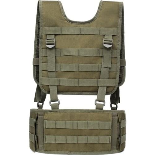 Tactical Vest MOLLE Belt Carrier Load Bearing Harness for Police Patrol Belt New