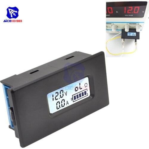 18650 Lithium Li-ion Battery Tester Capacity Current Voltage Resistor Meter Detector Monitor LCD Display Tester with Case