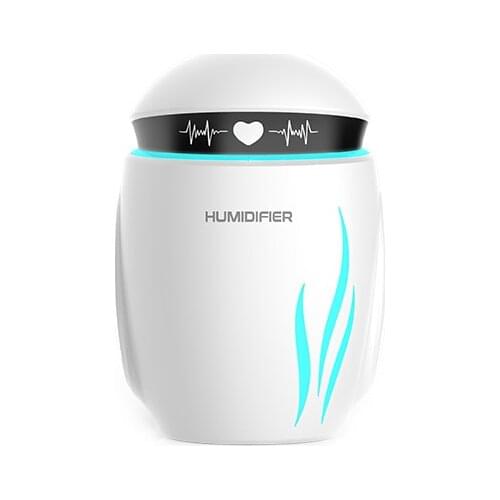 Humidifier fan night light robot creative moisturizing aromatherapy atomized air humidifier