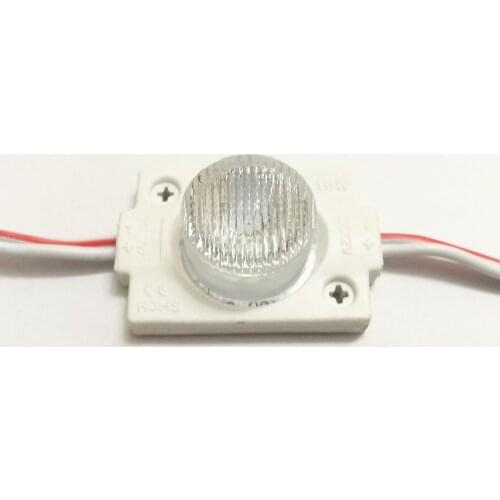 100pcs DC12V high power Waterproof LED Module with injection len (1LED, white, 1.5W) for Double-sided Lightbox high brightness