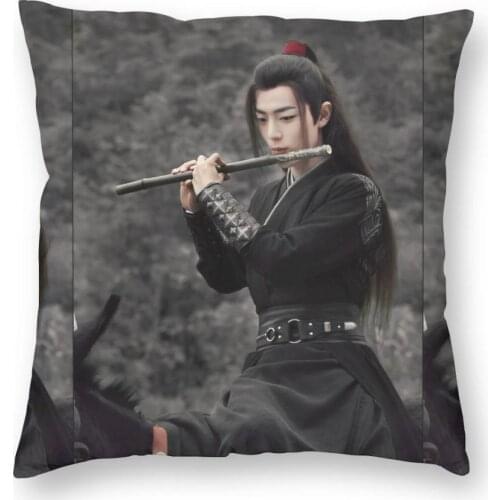 Wei Wuxian The Untamed Throw Pillow Cover Cushions for Sofa Funny Cushion Covers