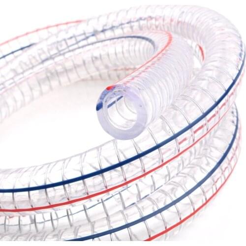 1M Transparent Soft PVC Plumbing Hose ID.10~38mm High Quality Water Pump Flexible Tube Oil Tube