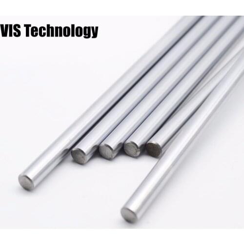 1pc 3D Printer Smooth Rod OD8mm L100/200/25/285/300/320/337/348/350/370/375/400/500mm Linear Shaft Optical Axis Chrome Plated