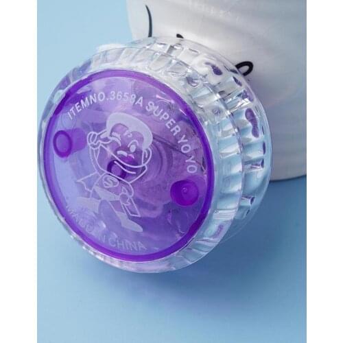 1pc Yo-yo Puzzle Luminous Childrens Toys Wholesale Light Yoyo Ball with Random Wholesale Color K3S7