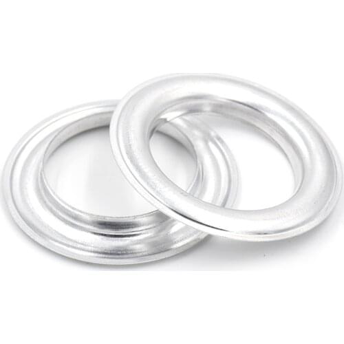 100 sets/lot 40mm Aluminum Metal Eyelets Rivets hole Eyelets tool Buttons Tablecloth hole Shower curtain hole