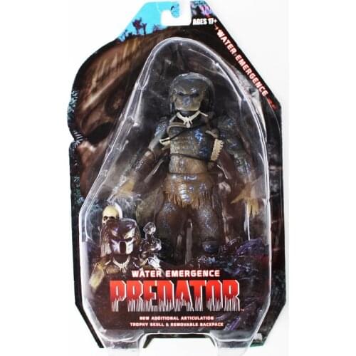 19cm Predators Water Emergence Predator PVC Action Figure Collectible Model Toy