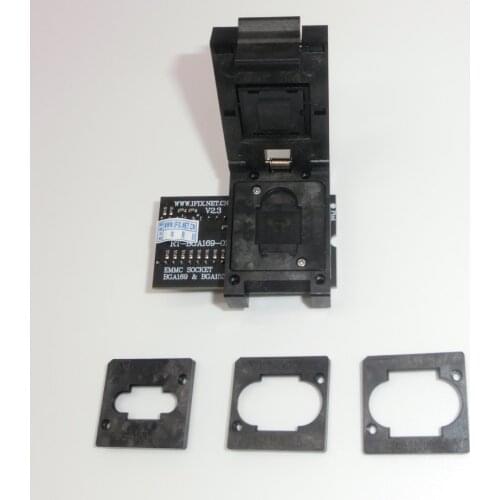 BGA169/BGA153 adapter for RT809H SOCKET RT-BGA169-01 V2.3 newest BGA169 EMMC ADAPTER 11.5*13mm add more 3 pcs Matrix