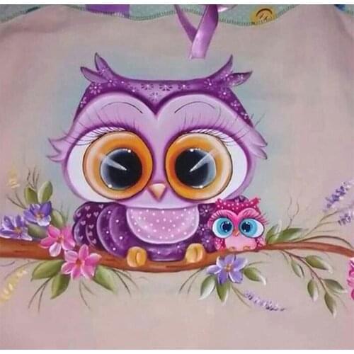 Diamond Embroidery Diy Diamond Painting Cross Stitch Kits Diamond Mosaic Cartoon owl Full Square Diamond Embroidery AD201