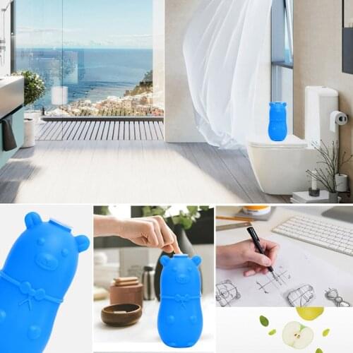 Blue Automatic Toilet Bowl Cleaner Deodorant Antibacterial Cleaning Tools for Bathroom Toilet Tank CLH@8