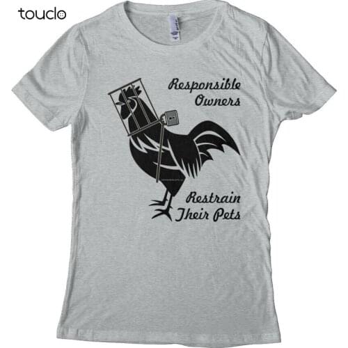 BDSM Femdom Cock Cage Male Chastity - Responsible Owners - Womens T-Shirt