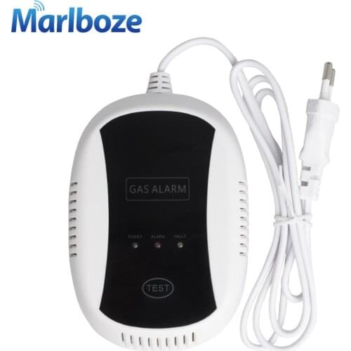 New 1pcs Marlboze Wireless Natural Gas Leakage Detector Home Alarm Siren Safety Device Kitchen Security Sensor Free Shipping